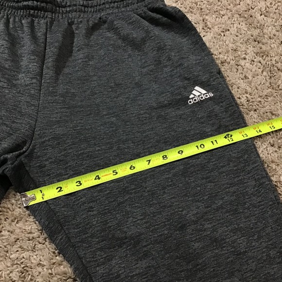 Adidas Unisex Men's or Women's Cotton Warm-Up Pants Heather Grey XL - Picture 4 of 12